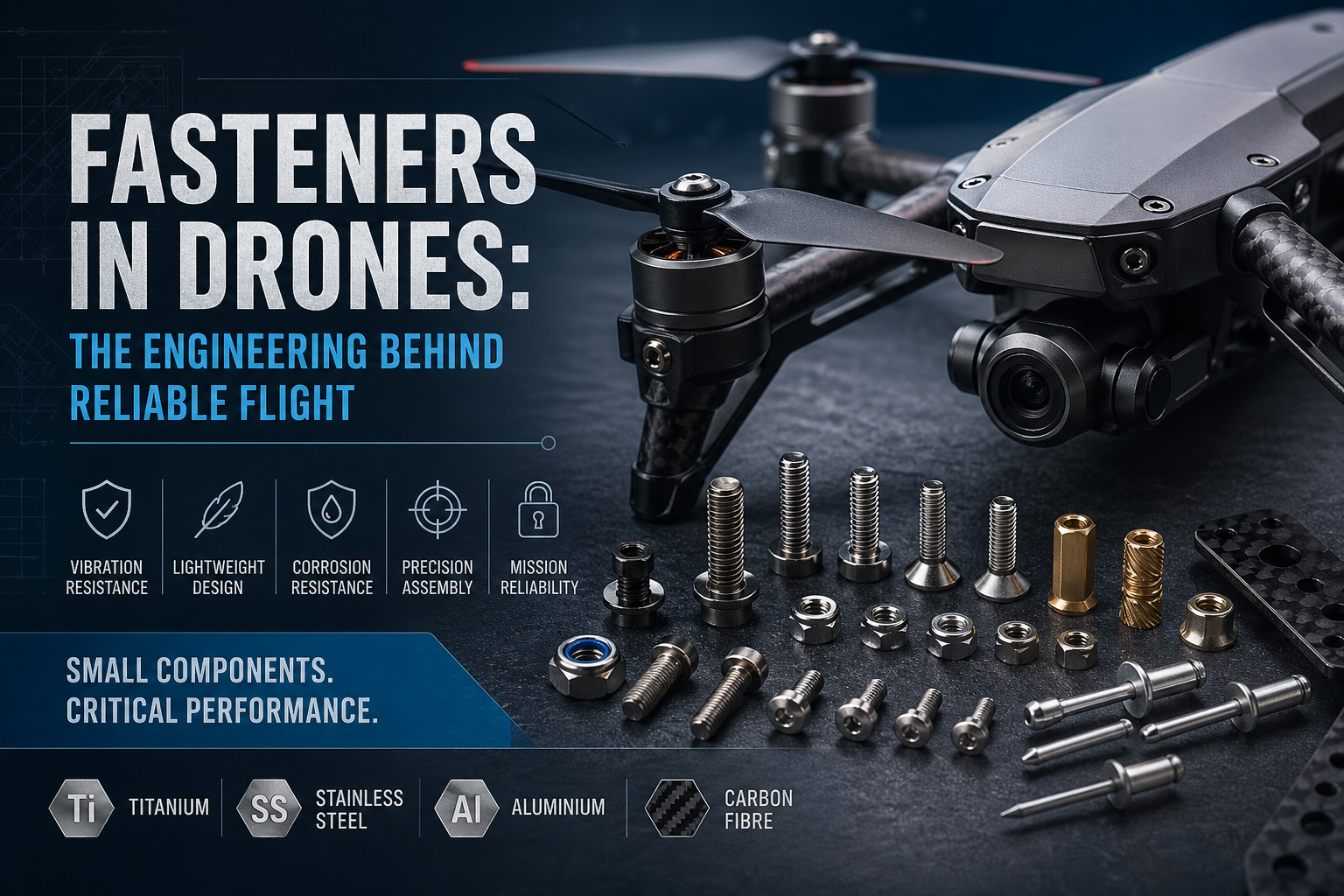 Fasteners in Drones: The Engineering Behind Reliable Flight
